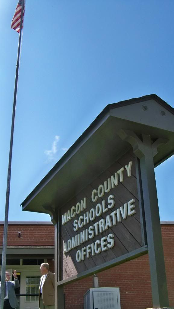 Flag and Sign