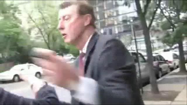 Congressman Bob Etheridge (Democrat in the 2nd Congressional District of North Carolina) attacks a student who is attempting to film him on a sidewalk