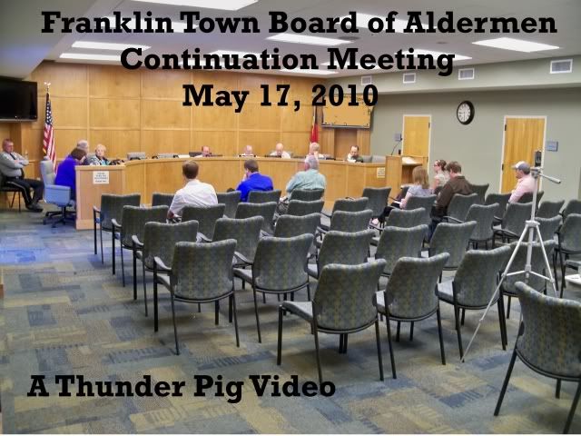 Franklin Board of Aldermen May 17, 2010 Meeting