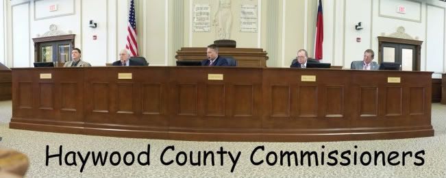 Haywood County Commissioners deliberate guidelines that would limit the ability of Haywood County citizens to address them
Photo by Bobby Coggins 