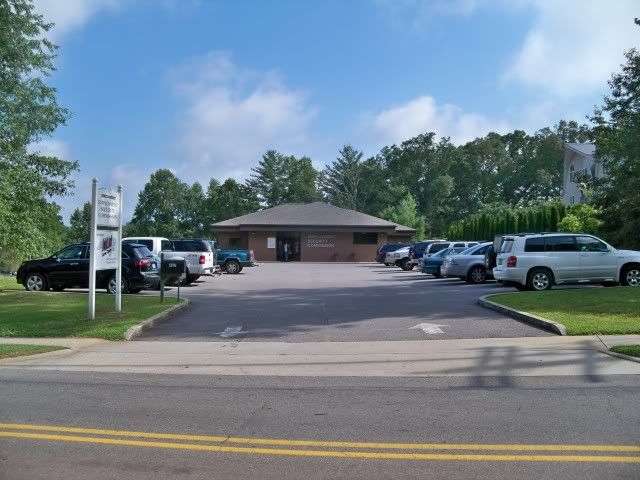 The busy Unemployment Office in Franklin, NC. Photo taken by Bobby Coggins on July 30, 2010.