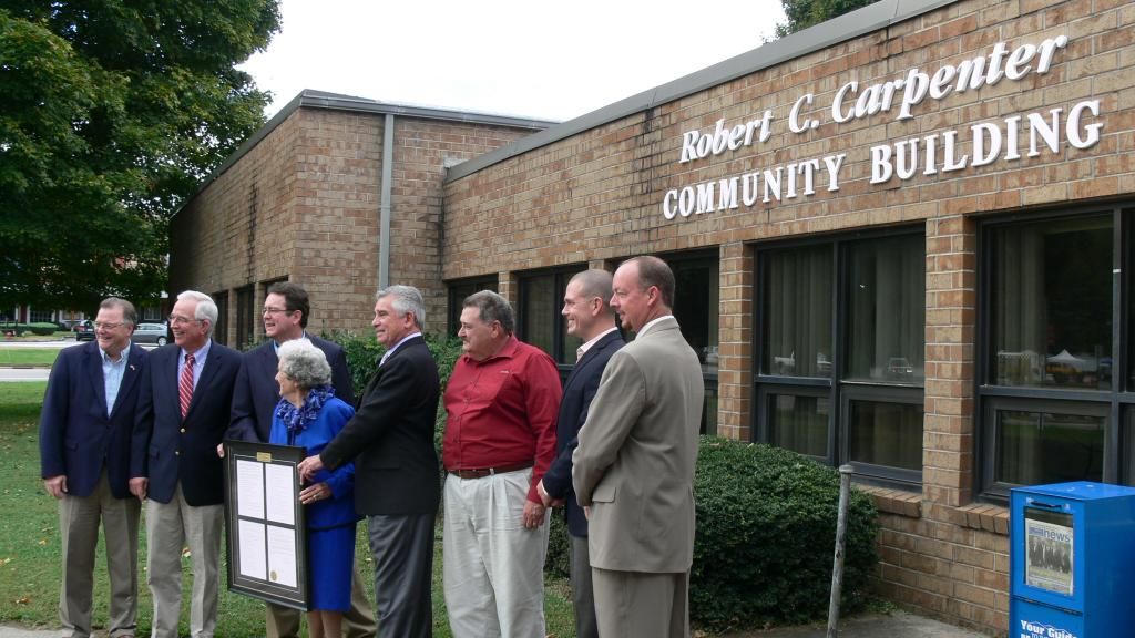 Dignitaries at the Robert C Carpenter Building Dedication
Photo Copyright 2014 by Bobby Coggins