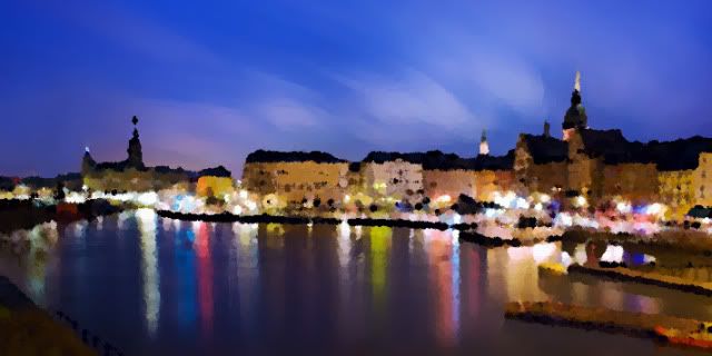 European City at Dusk 
by Bobby Coggins