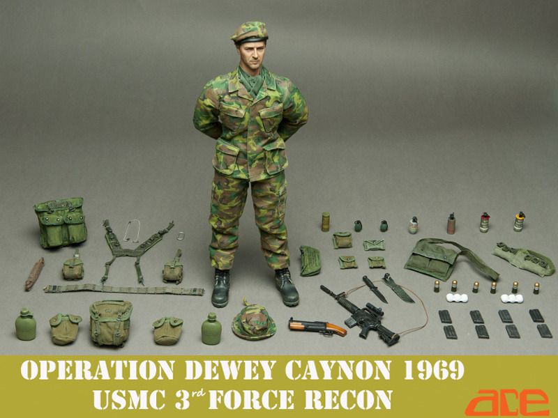 ACE MINE BAG Operation Dewey Canyon 3rd Force Recon 1//6 ACTION FIGURE TOYS dam