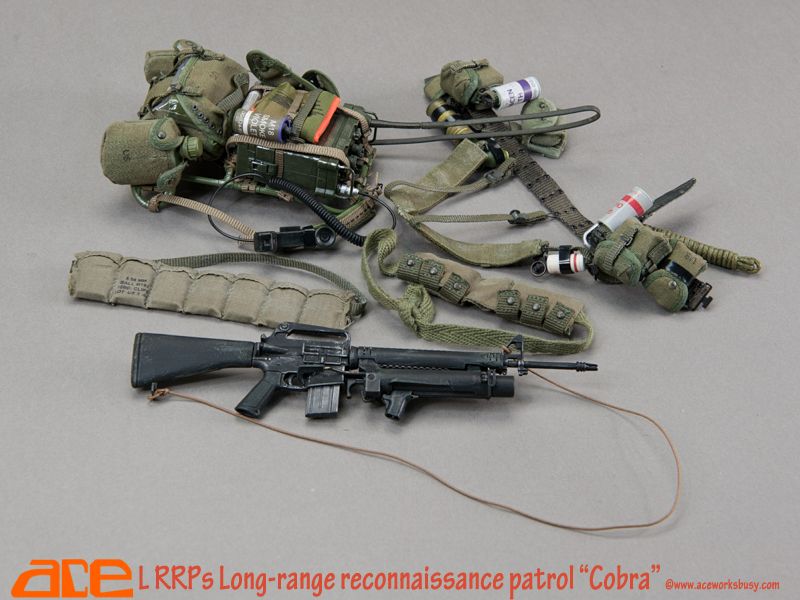 1:6 Scale ace 13031 LRRPs Long Range Reconnaissance Patrol Cobra Vietnam war