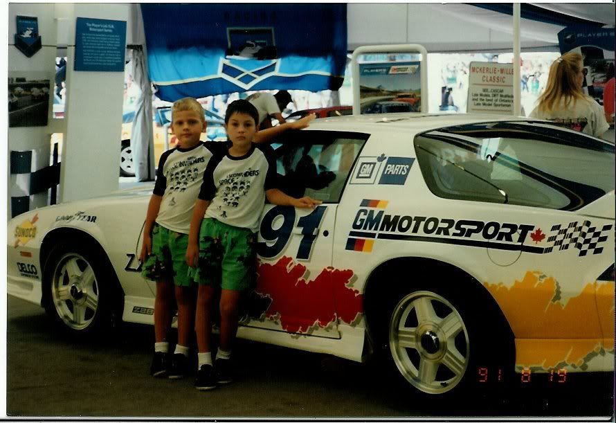 Me and my brother (the blonde guy) at the Toronto Exhibition, August 19, 