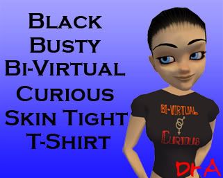 BI-Virtual Curious Black T-Shirt (F)