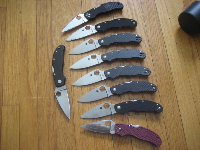 Spyderco Calypso Jr & Caly 3 fsot