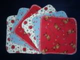 Double Sided Holiday Print Flannelette Cloth Wipe Gift Set with FREE Shipping!