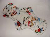 2010 Holiday Sale! <br>14" Let's Make A Snowman AIO Mama Pad With Wings
