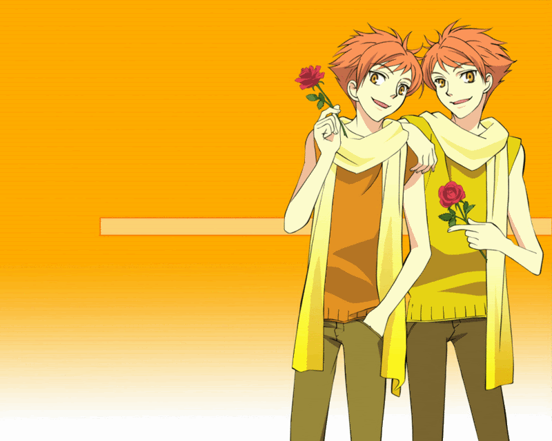 ouran high school host club twins. The twins are very dependant