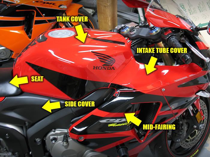How to change air filter on honda cbr600rr #3