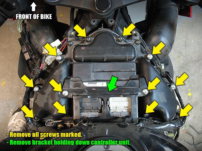 How to change air filter on honda cbr600rr #4