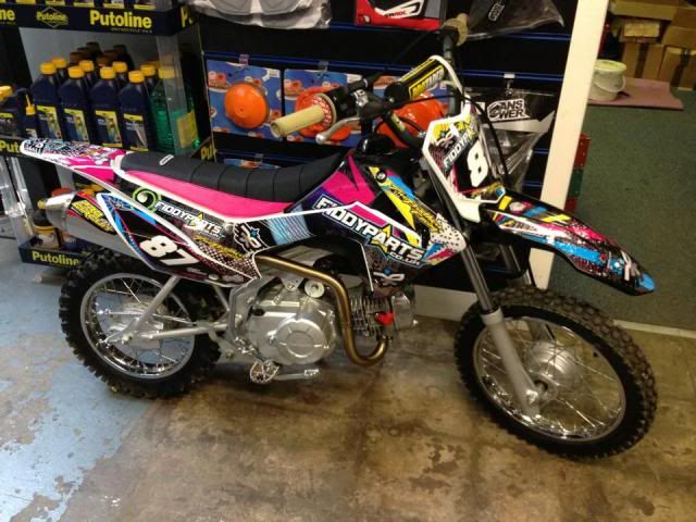 crf110 pit bike plastics