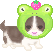 Frog Costume Kitten, Strawberry