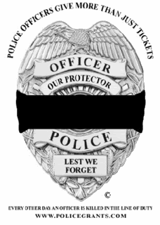 Officer down badge Pictures, Images and Photos