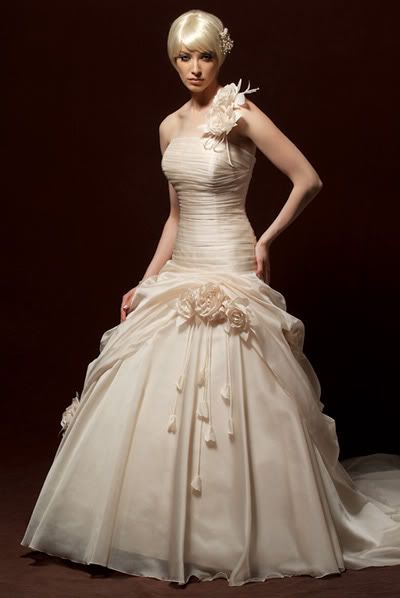 White Ivory Wedding Dress