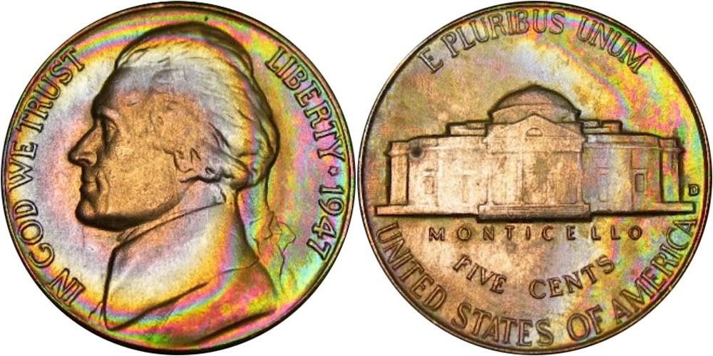 1947MS65NEONMONSTERRAINBOWTONED5C.jpg