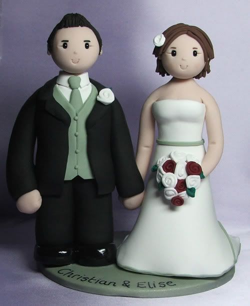 Latest personalised wedding cake topper
