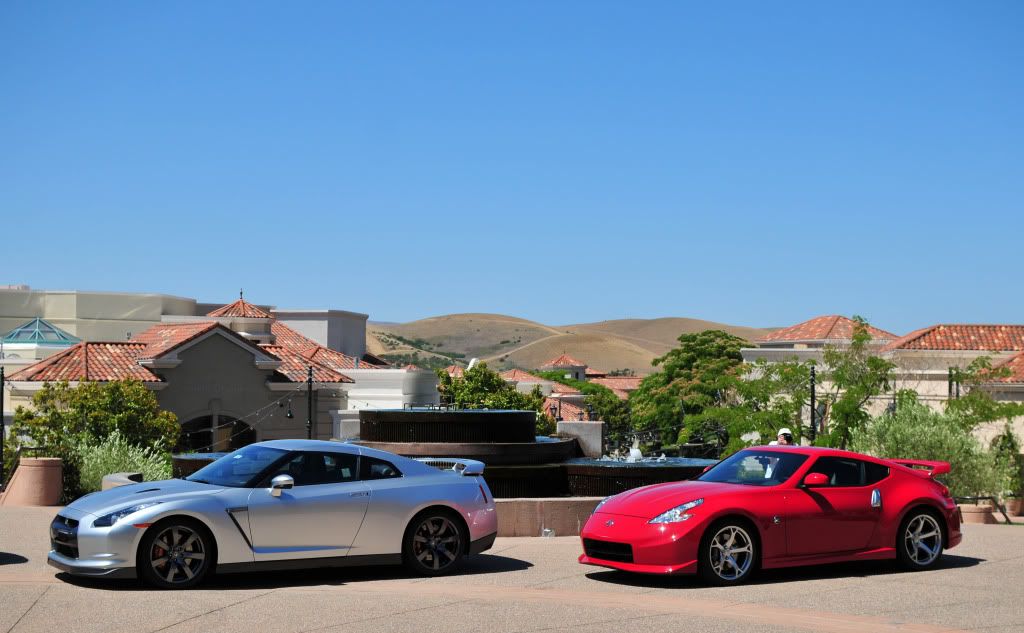The GTR and Nismo 370Z were brought there by a local Nissan dealership