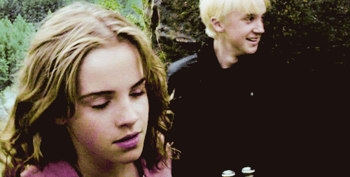 Hermione Granger and Draco Malfoy GIF Pictures, Images and Photos
