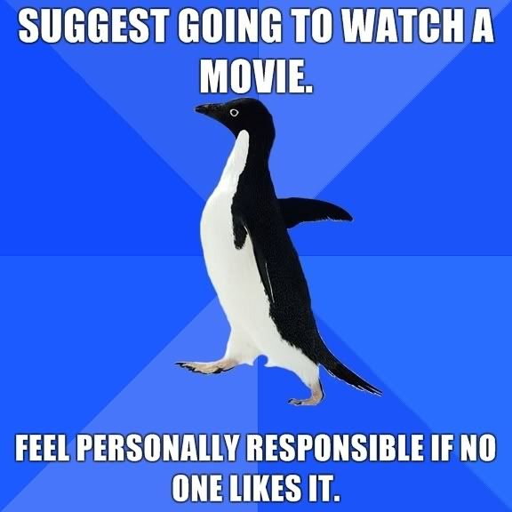 socially awkward penguin meme. 88%. Socially