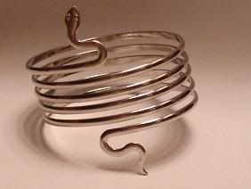 S-001 (Store, artifact 1, arial view):  Snake Wrap Bracelet