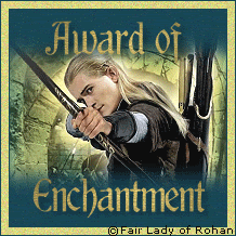 Awarded by Fair Lady of Rohan - Award of Enchantment