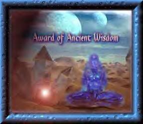 Awarded by Reiki in Stockholm, Sweden - Award of Ancient Wisdom