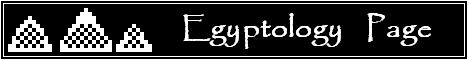Egyptology Page banner:  468 x 60 pixels, Giza Pyramids