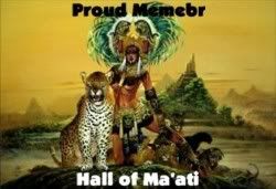 I'm a proud member of the Hall of Ma'ati at Mystickal Realms