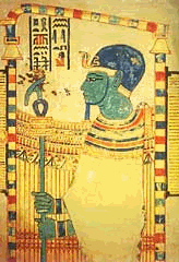 Creation Story of Memphis, where Ptah speaks the name of things to create life.