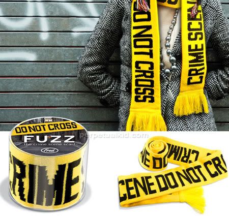 crime scene scarf This scarf could come in very handy depending in what