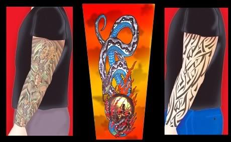  with our amazingly cool tattoo sleeves the tattoo is printed directly 