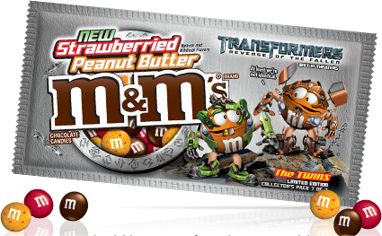 Strawberried Peanut Butter M&Ms — Capn Design