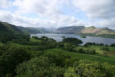 Derwentwater in the Lake District in England