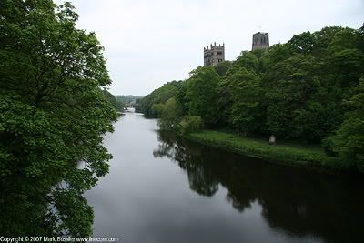 Durham Cathedral rising over the river