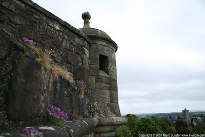 A sentry box at Stirling Castle