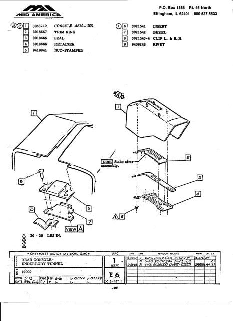 68 park brake console - CorvetteForum - Chevrolet Corvette Forum Discussion