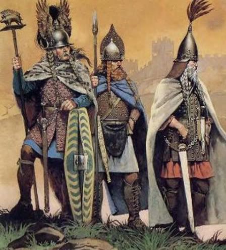 La Tene Chieftains by Angus McBride | Celtic warriors, Ancient celts ...