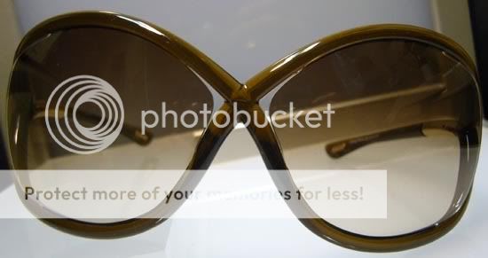 NEW AUTHENTIC TOM FORD TF WHITNEY TF 9 BROWN SUNGLASSES  