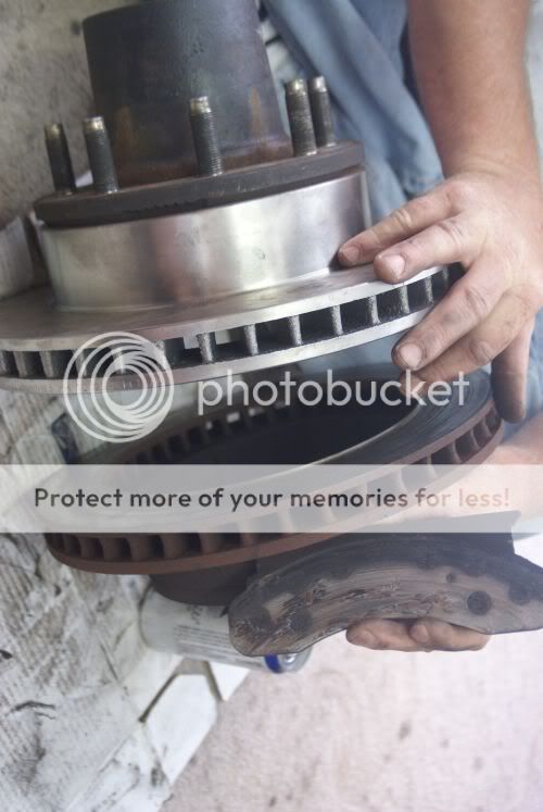 1991 Ford explorer front brake rotor removal