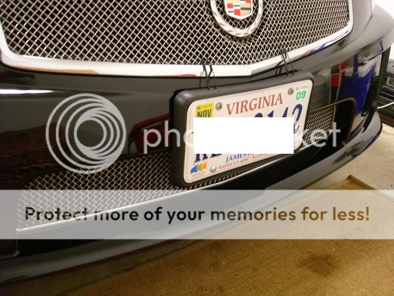 front license plate options? | Cadillac Owners Forum