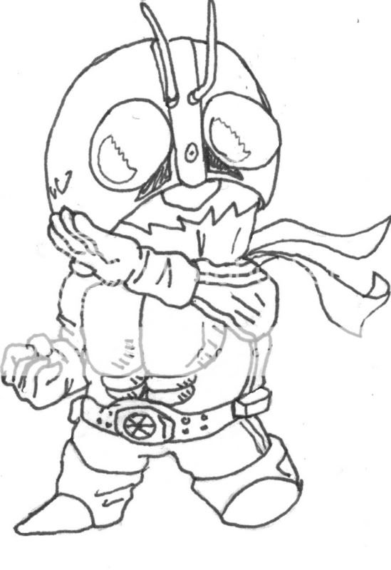 kamen rider coloring pages - photo #30